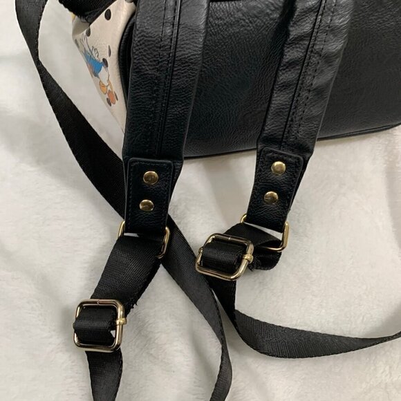 Disney Loungefly Mickey Mouse and friends polka dot mini backpack bag tote purse - Picture 6 of 10